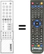 Télécommande équivalente Loewe CONTUR 763 SAT