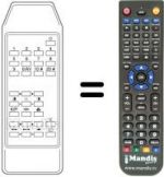 Télécommande équivalente 105-523J