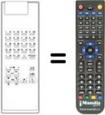 Télécommande équivalente 5652 08 57