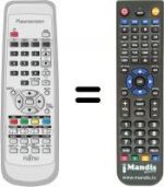 Télécommande équivalente Fujitsu P42 HTA51 ES