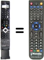 Télécommande équivalente Sharp LC 65 XS1E