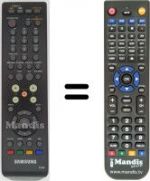 Télécommande équivalente Samsung SMT T1040
