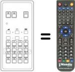 Télécommande équivalente UNIVERSUM 9299900