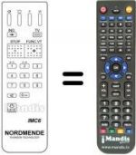 Télécommande équivalente NordMende GALAXY 36 XP