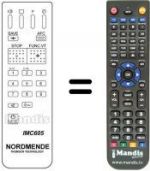 Télécommande équivalente IMC 605