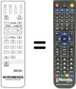 Télécommande équivalente IMC 64