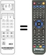Télécommande équivalente IMC 9