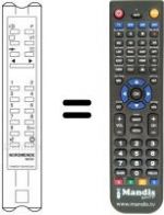 Télécommande équivalente IMC 60