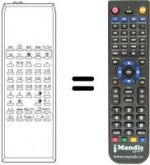 Télécommande équivalente IR 5492