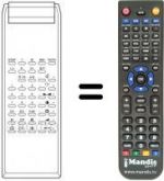 Télécommande équivalente IR 6000