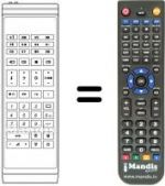 Télécommande équivalente IRS 1