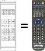 Télécommande équivalente 5652 13 03