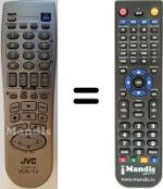 Télécommande équivalente JVC HR-J770 EU