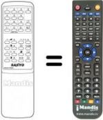 Télécommande équivalente 4AA4U1T0064