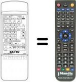 Télécommande équivalente 1AV0U10B03100