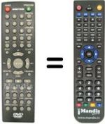 Télécommande équivalente KM-1618-1