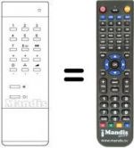 Télécommande équivalente 596035-0