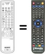 Télécommande équivalente Sony KV-29 FX60B / S