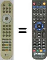 Télécommande équivalente LG RZ-23LZ50