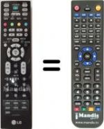 Télécommande équivalente LG 42 LY 99