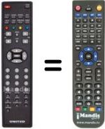Télécommande équivalente United LTW 26X96