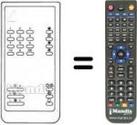 Télécommande équivalente FB 52