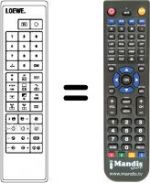 Télécommande équivalente 263-82700