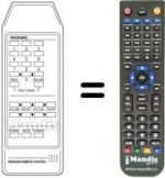Télécommande équivalente 109