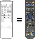 Télécommande équivalente M 8814