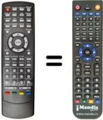 Télécommande équivalente BRAVO MAGIC 2 IN 1