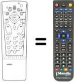 Télécommande équivalente Hifivox 36130 RI
