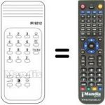 Télécommande équivalente MG 9212