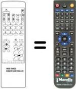 Télécommande équivalente MG 2571