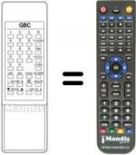 Télécommande équivalente MG 2594
