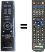 Télécommande équivalente Hifivox MIC 100