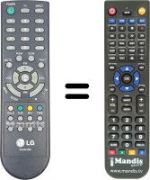 Télécommande équivalente Goldstar 17 LS 5R