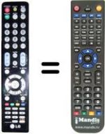 Télécommande équivalente MKJ61641702