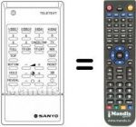 Télécommande équivalente MXE