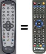 Télécommande équivalente Metronic 441515