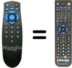 Télécommande équivalente Metronic 441531