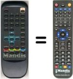 Télécommande équivalente RM 07901