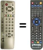 Télécommande équivalente National TH-42PA20