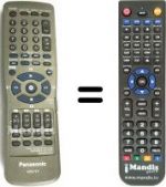Télécommande équivalente N2QAKB000031