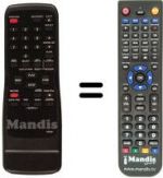 Télécommande équivalente N9341