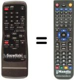 Télécommande équivalente Funai 21A-620