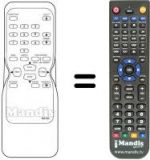 Télécommande équivalente Funai 25A-250