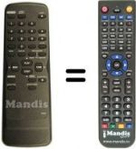 Télécommande équivalente Funai 30A-254