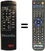 Télécommande équivalente SR 031 A