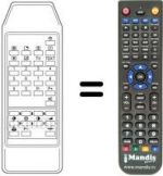 Télécommande équivalente OTM 7110 F