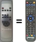 Télécommande équivalente Fujitsu P50 XHA10